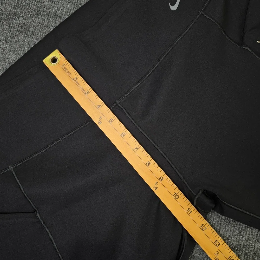 Nike Go Firm Support High Waisted Leggings Women's XXL Black Dri-FIT Cropped